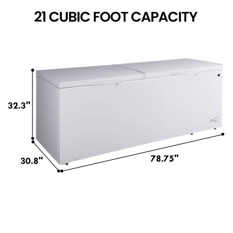 Kenmore 21 cu. ft. Garage Ready Chest Freezer with Adjustable